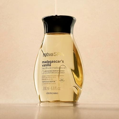O Boticário Nativa SPA Vanille de Madagaskar, parfümiertes Körperöl, Lotion für den Körper, spendet Feuchtigkeit und pflegt vegane Haut, 200 ml thumbnail 4