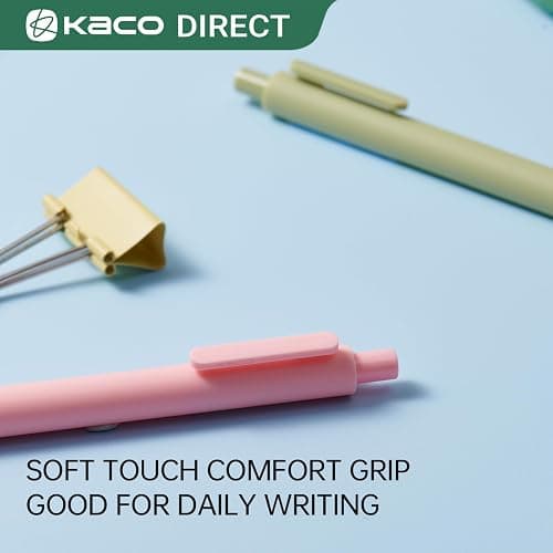 Kaco PURE Gel Pens 20 Assorted Color Ink 0.7mm, Medium Point, Aesthetic Cute Stationery Pens for Journaling Pens thumbnail 6