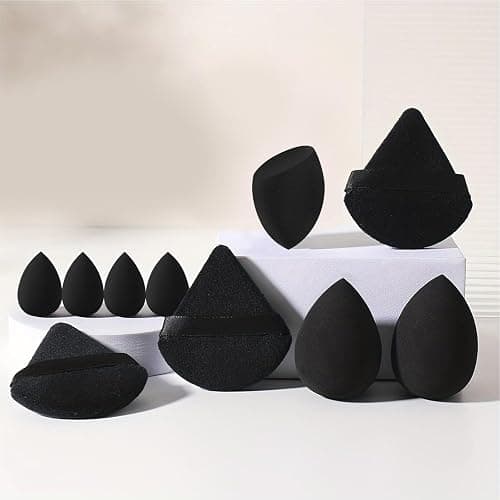 21 pcs Black Beauty Blender Makeup Sponge Bulk:Blender Sponges 21 Pcs for Liquid, Cream, and Powder, Multi-colored Pink make up sponges for foundation thumbnail 6