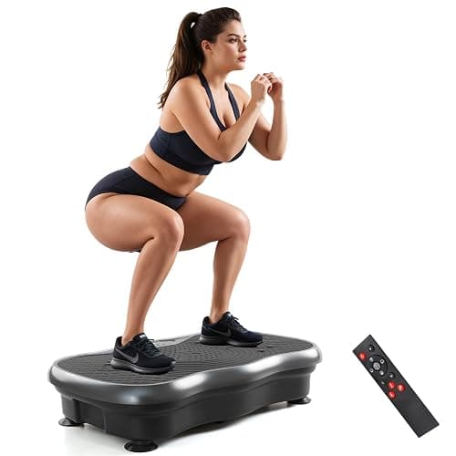 Vibration Plate Exercise Machine,Vibration Plate Fitness Platform Exercise Machine 10 Modes Full Body Workout Vibrating Fitness Platform Weight Loss Women Men Shaping Wellness Home Gym Equipment - Image 1