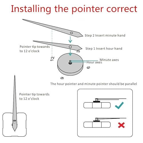 FASHION in THE CITY Mirror Surface 3D DIY Wall Clocks Modern Design Room Decorative Wall Watches (Black) - Black thumbnail 4