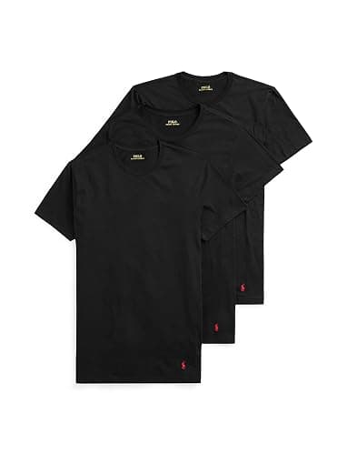 POLO RALPH LAUREN Men's T-Shirt, 3-Pack, Classic Men's Cotton Crewneck Shirts, Moisture-Wicking, (Long, Big & Tall) - Image 1