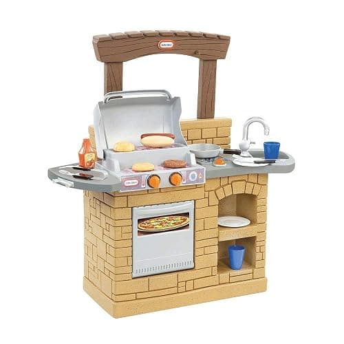 Little Tikes Cook 'n Play Outdoor BBQ , Brown - Image 1