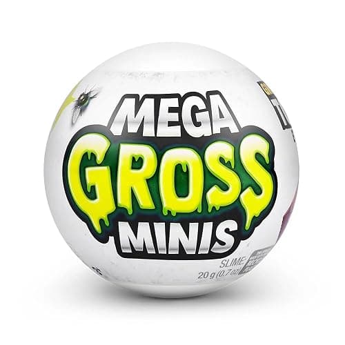 ZURU 5 Surprise Mega Gross Minis Mystery Pack [5 Grossest Surprise Miniature Toys Ever!], Green, (AZT77355GQ2) - Image 1