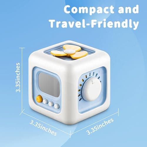SOCBTNSO Busy Cube Toy for 1 Year Old, Montessori for 1+ Year Old, Travel Toys for Toddlers 1-3, Learning Fine Motor Skills| Birthday Gifts for 12 Months thumbnail 3