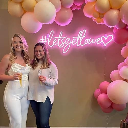 Custom Neon Sign for Wall Decor, Personalized Large Neon Light Sign Customizable for Bedroom Home Decor Wedding Birthday Gifts Party Bar Shop Name Logo Lights - Custom Neon Sign thumbnail 2