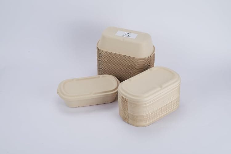 [100% Eco-Friendly] 34 oz Disposable Food Containers with Lids – Sugarcane Pulp Take Out Containers, Biodegradable Lunch Box, Compostable and Microwave Safe To-Go Boxes for Meal Prep – Pack of 50 thumbnail 7