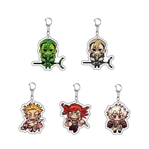 GO2COSY Set of 5 Anime Gachiakuta Acrylic Keychain Rudo Surebrec Keyring Pendant Key Chain - Image 1