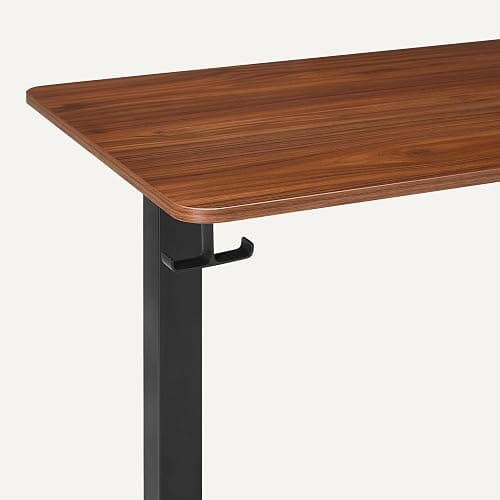 Amazon Basics Electric Standing Desk, Height Adjustable Home Office Desk, Black/Walnut Effect thumbnail 5