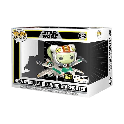 Funko POP! Rides: Star Wars Rebels - Hera in X-Wing - Amazon Exclusive | Official Sci-Fi Merch - Collectable Vinyl Figurine for Shelf Display - Birthday Gift Idea for Fans and Collectors thumbnail 2