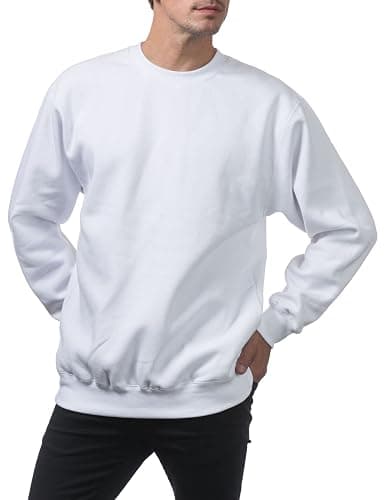 Pro Club Men's Heavyweight 13oz Crew Neck Fleece Pullover Sweatshirt thumbnail 3