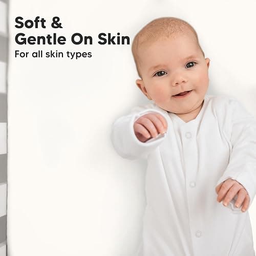 2-Pack Crib Sheets for Boys, Girls - Viscose Derived from Bamboo Fitted Crib Sheet, Baby Crib Sheets Neutral, Crib Mattress Sheet, Toddler Bed Sheets, Baby Sheets for Crib Fitted Sheets(Khaki) - Khaki thumbnail 4