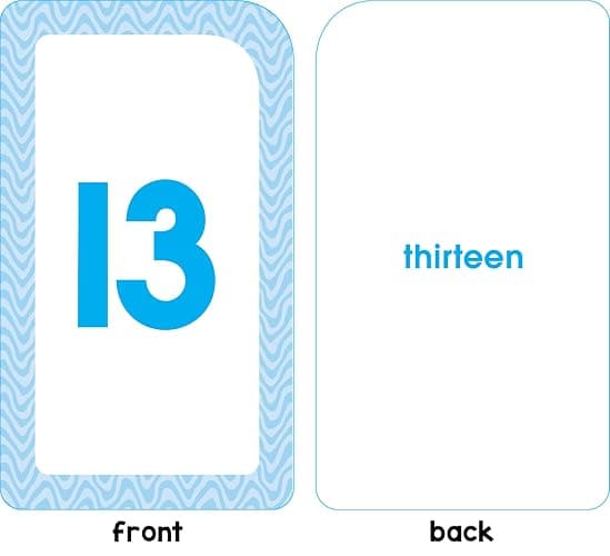 School Zone Numbers 0-25 Flash Cards: Toddler, Preschool, Kindergarten, Learn Math, Addition, Subtraction, Numerical Order, Counting, Problem Solving, Ages 4+, Packaging May Vary thumbnail 6