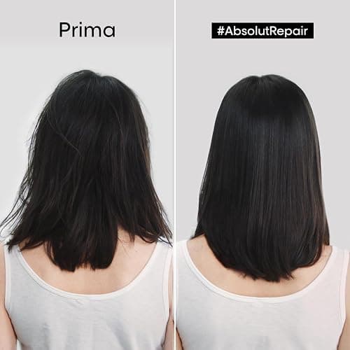 L'Oréal Professionnel Paris Maschera Gold professionale per capelli secchi e danneggiati Absolut Repair Serie Expert, Formula ristrutturante leggera, 250 ml thumbnail 2
