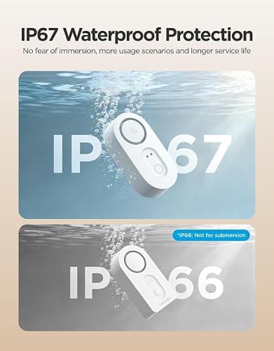 GoveeLife Upgraded Smart Water Leak Detector 1s with 1804 ft Ultra-Long Range, WiFi Water Sensor with SMS/Email/APP Push and Sound Alarm, 5-Year Battery Life, Suit for Home, Basement, Kitchen, 3 Pack thumbnail 7