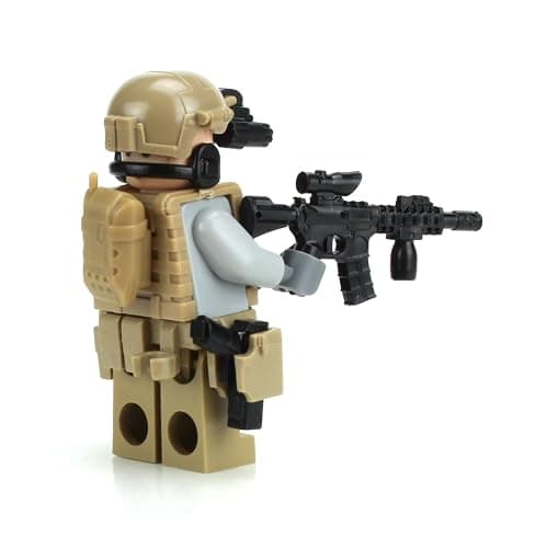 Battle Brick 1.6 Inches Tall JTAC/CCT Air Force Special Forces Value Custom Minifigure | Accessories Made in The USA | Genuine Military Minifig | Great Gift for Ages 10+ to Adult AFOL thumbnail 6