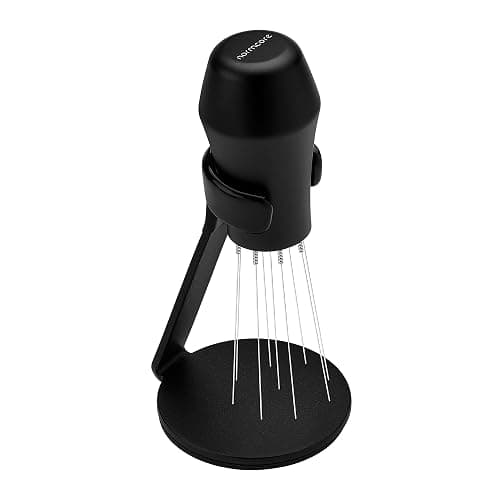 Normcore WDT Distribution Tool with Stand V3-9 Prong Needle Espresso Stirrer - 18 Needles 0.25mm / 0.3mm Thick Spring Wires - Weiss Distribution Technique - Anodized Aluminum Handle thumbnail 4