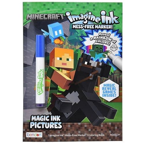 Imagine Ink Minecraft Coloring Book - Image 1