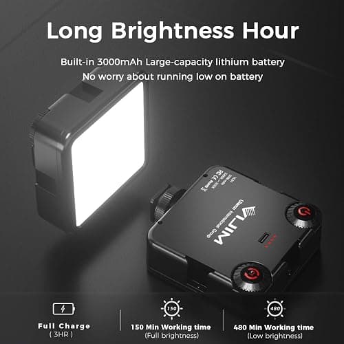 ULANZI VL-81 3000mAh Bi-Color LED Video Light w Softbox - 3200K-5600K+CRI95 Rechargeable Camera Light, 3 Cold Shoe Mount for DSLR/GoPro/Sony/Canon/iPhone, Vlog Filming TikTok Live & Photography thumbnail 4
