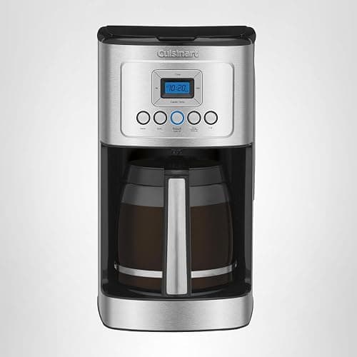 Cuisinart 14-Cup Coffee Maker, Programmable PerfecTemp Glass Carafe Coffee Machine with 1-4 Cup Setting, Brew Strength Control and Brew Pause, Stainless Steel, DCC-3200NAS thumbnail 7