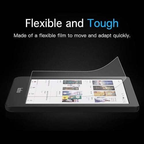MoKo 2-Pack Screen Protector for Kobo Clara Colour 6" 2024/Kobo Clara BW 6" 2024/Kobo Clara 2E 6" 2022, Anti-Glare Premium PET Protective Film Full-Coverage Matte Screen Protector thumbnail 8