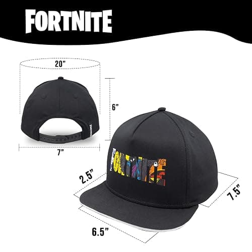 Fortnite Baseball Cap for Boys, Quality Made Boys Hat and Fitted Cap, Flatbrim Baseball Hat with Sleek Design thumbnail 6