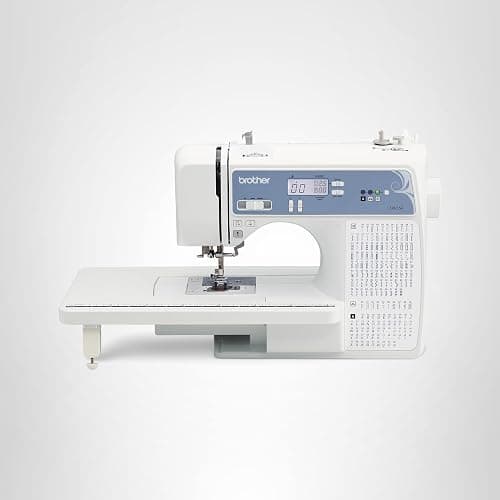 Brother Sewing and Quilting Machine, Computerized, 165 Built-in Stitches, LCD Display, Wide Table, 8 Included Presser Feet, White, 20x12x17 thumbnail 9