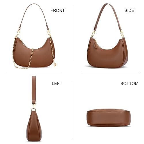 KKXIU Shoulder Bag for Women Small Purse Cute Clutch Hobo Handbag Trendy Crescent Bag thumbnail 5