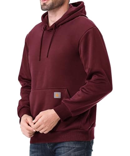 TUAOVA Men's Relaxed Fit Fleece-Lined Pullover Hooded Sweatshirt Comfortable and Soft thumbnail 6