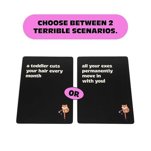 The Girls Night If You Had To… Game [Funny Would You Rather Cards for Women | Perfect for Bachelorette Parties, Birthdays, Gifts for Best Friend, Girls Trips | Adult Party Game for Ages 17+] thumbnail 7