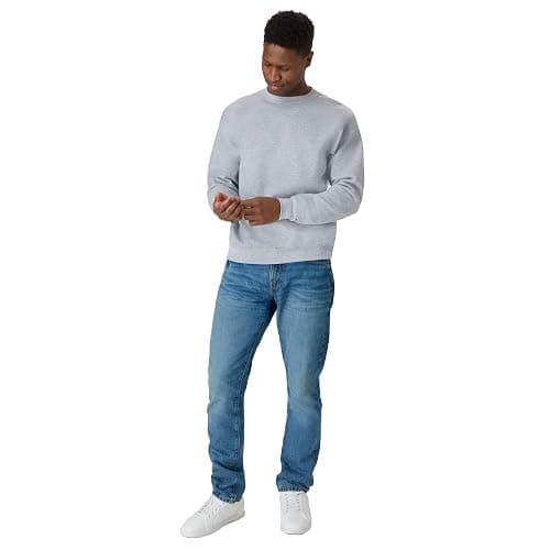 Hanes Men's Sweatshirt, EcoSmart Fleece Crewneck Sweatshirt, Big & Tall Available, 1 or 2-Pack thumbnail 5
