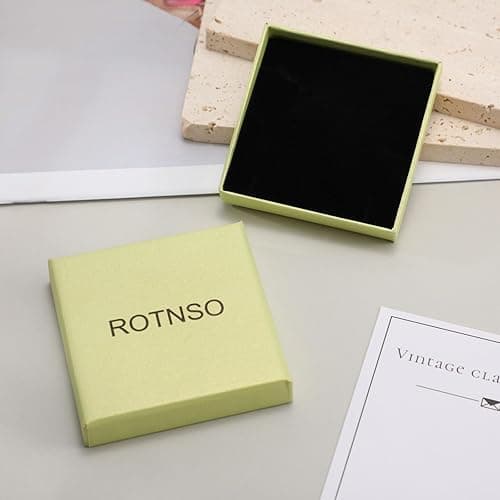 Rotnso Cross Necklace for Women 14K Gold Silver Plated Dainty Small Cross Pendant Choker Simple Trendy Cute Cross Charm Chain Necklace Easter Basket Stuffers Baptism Religious Faith Jewelry Gift thumbnail 7