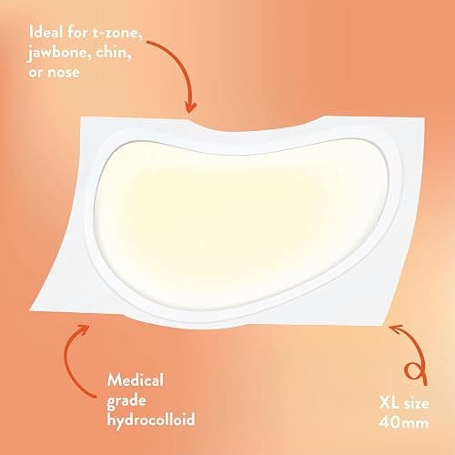 Bioré Multi Action Blemish & Oil Absorbing Acne Patches | Hydrocolloid Patch for Oily Skin, Large Patches, 6Ct thumbnail 8