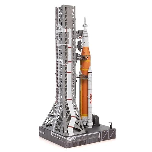 Metal Earth Premium Series Artemis Moon Rocket 3D Metal Model Kit Fascinations thumbnail 4