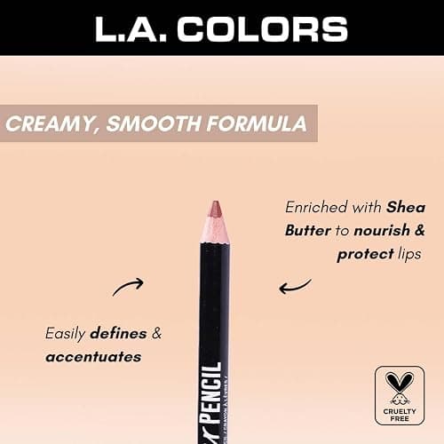 L.A. COLORS Lipliner Pencil, Black CP520A thumbnail 3