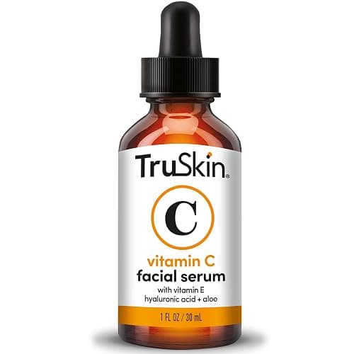 TruSkin Vitamin C Serum for Face – Anti Aging Face Serum with Hyaluronic Acid & Vitamin E – Brightening Formula for Improving Appearance of Dark Spots, Fine Lines & Wrinkles – All Skin Types, 1 fl oz - Image 1