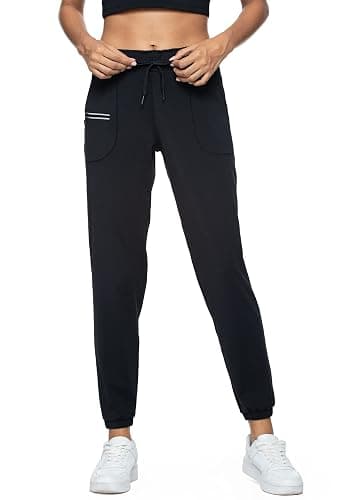 Haowind Joggers for Women with Pockets Elastic Waist Workout Sport Gym Pants Comfy Lounge Yoga Running Pants - Image 1