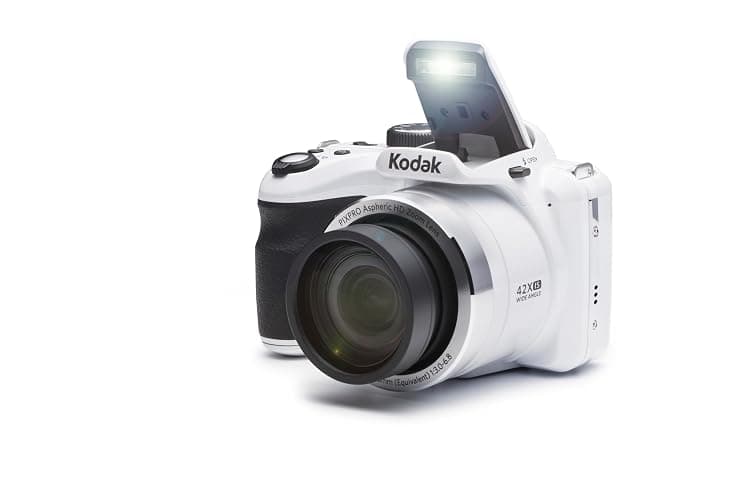 KODAK PIXPRO Astro Zoom AZ421-WH 16MP Digital Camera with 42X Optical Zoom and 3" LCD Screen (White) thumbnail 3