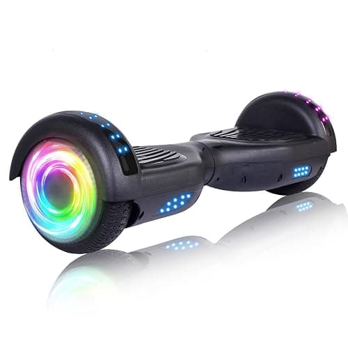SISIGAD Scooters for Kids Ages 7-12, with Built-in Bluetooth Speaker and 6.5" Colorful Lights Wheels, Safety Certified Self Balancing Scooter - Image 1