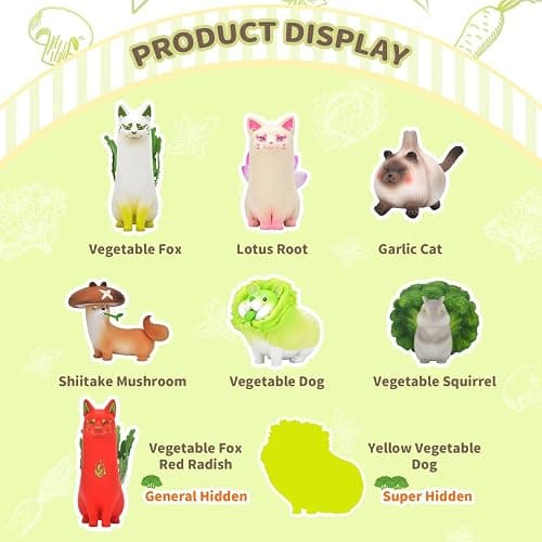 BEEMAI Vegetables Fairy Series 1PC Random Design Cute Figures Collectible Toys Birthday Gifts thumbnail 4