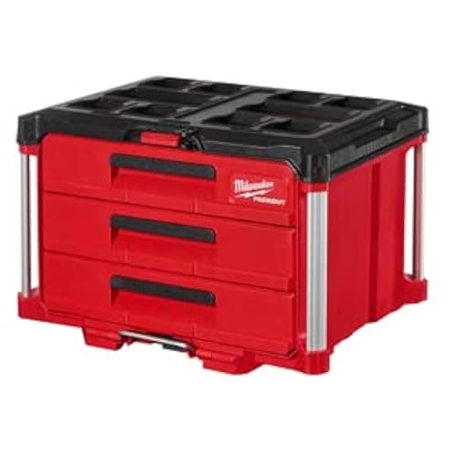 Milwauke Packout 3-Drawer Tool Box - Image 1