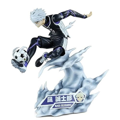 Starida Blue Lock Figure Seishiro Nagi Action Figure Statue Playing Football Version Anime Model 21CM PVC Sculpture Collectibles Ornaments - Image 1
