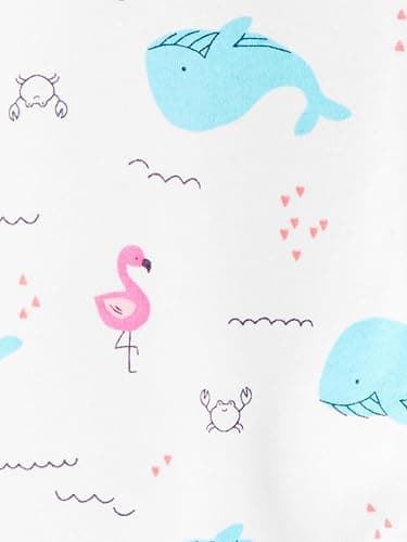 Simple Joys by Carter's Baby Girls' Cotton Footed Sleep and Play, Pack of 2 thumbnail 2