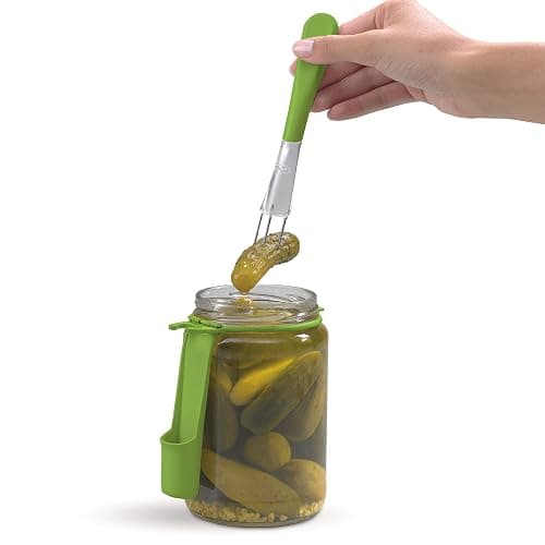 Chef'n FridgeFork Condiment Fork (Arugula and Meringue) Stainless Steel thumbnail 5