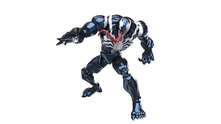 BLOKEES Champion Class - Marvel Rivals - Venom - 185 Pieces Model Kit - 6 Inch - 90 Points of Articulation - Assembly Required - No Tools - No Cutting - No Glue - No Paint - Age 14+ thumbnail 7