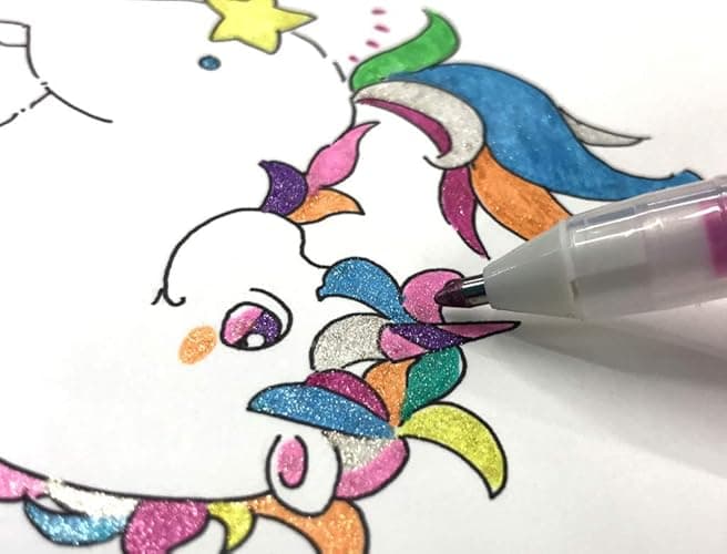 SAKURA Gelly Roll Stardust (Made in Japan) [Limited Edition] Gel Ink Pen Set - Bold Sparkling, Glittering & Assorted Colors 12Pens thumbnail 6