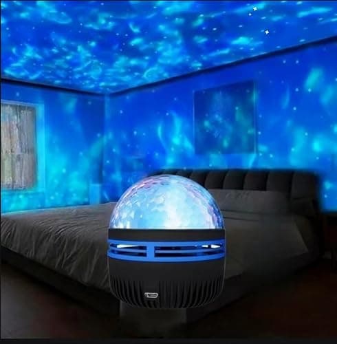2 in 1 Northern Galaxy Light, Northern Lights and Ocean Wave Projector with Remote CoLntrol, RGB Colorful Night Light for Bedroom Home Decor Gifts (Aurora & Wave) thumbnail 6
