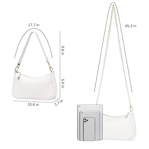WantGor Clutch Tote Handbags, Shoulder Purse for Women Crossbody Bags | Mini Hobo Bag Retro Vegan Leather Trendy Handbag thumbnail 6