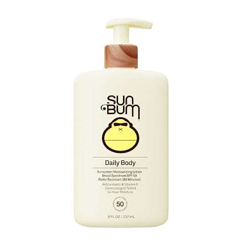 Sun Bum Daily SPF 50 Sunscreen Body Lotion - Broad Spectrum Moisturizing Sunscreen with Vitamin E - Vegan and Hawaii 104 Act Compliant (Without Octinoxate & Oxybenzone) - Dermatologist Tested - 8 oz - Image 1