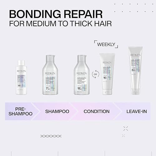 Redken Bonding Leave In Conditioner for Damaged Hair | Hair Repair | Strengthens Weak and Brittle Hair | Acidic Bonding Concentrate | Leave In Treatment | For All Hair Types - 5.1 Fl Oz (Pack of 1) thumbnail 10